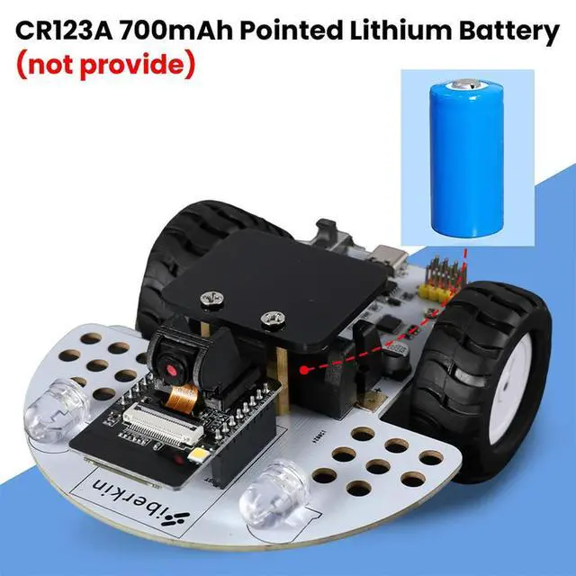 Alt view image 2 of 3 - ESP32 Vision Car For Robot For Programming With ESP32 Camera Support C Programming DIY RobotKit