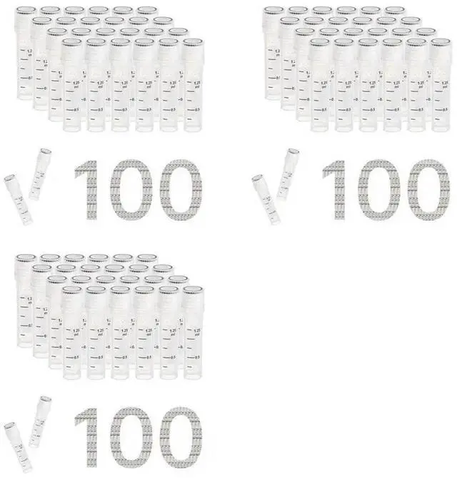 Main image of Cryovials Sterile Tubes 2Ml Vials With Caps Cryovial For Low Temperature , Case Of 300