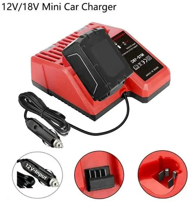 Alt view image 2 of 3 - 2X For 12V 14V 18V M18 Plug With LED Indicator Light Car