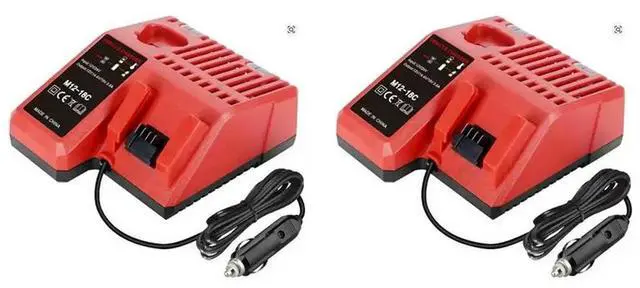 Main image of 2X For 12V 14V 18V M18 Plug With LED Indicator Light Car