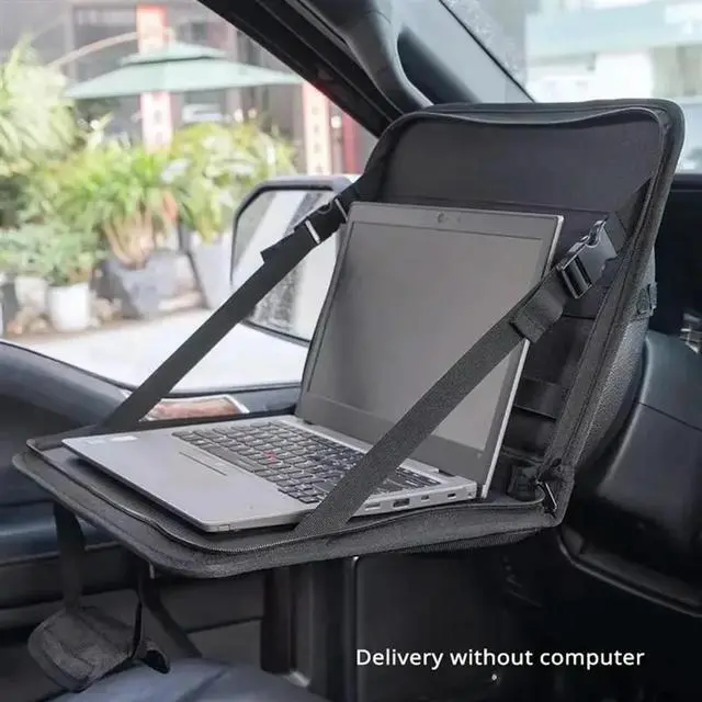 Alt view image 2 of 3 - Multifunctional Laptop Bag Waterproof Office Desk Car Steering Wheel Handbag Eating Tray For 7-15" Notebook Work Table