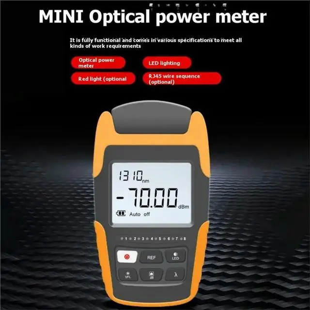 Alt view image 2 of 3 - RJ45 Testing LED Lighting Multifunctional Optical Power Meter TL530 4 In 1 Mini OPM VFL