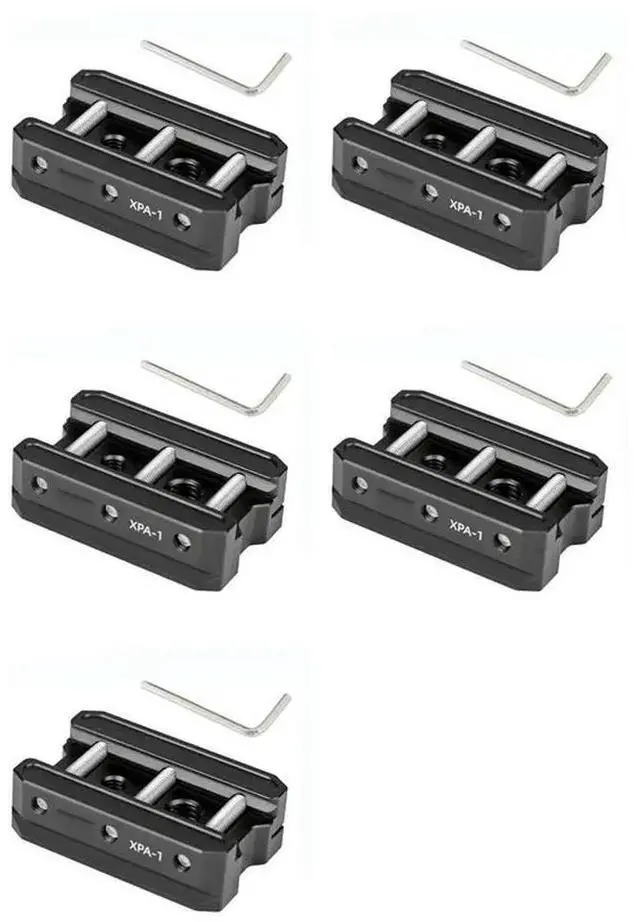 Main image of 5X Picatinny Arca Swiss Plate Picatinny Convert To ARCA Quick Release Plate Rail Hunting Tripod Dovetail Mount Adapter