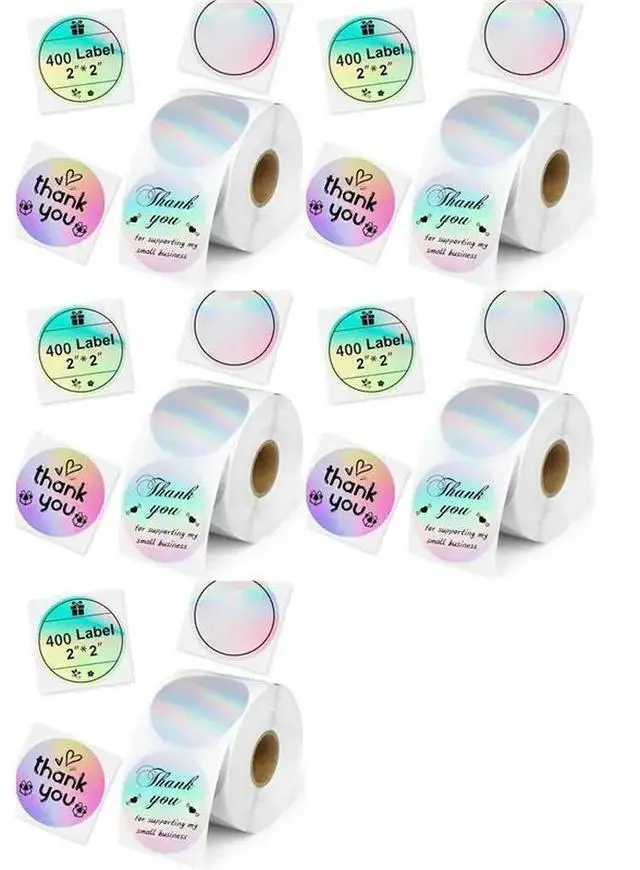 Main image of 2Inch Thermal els, 2000 Pcs Round Self-Adhesive Direct Thermal Printer el For Color Coding el Printer, Logo