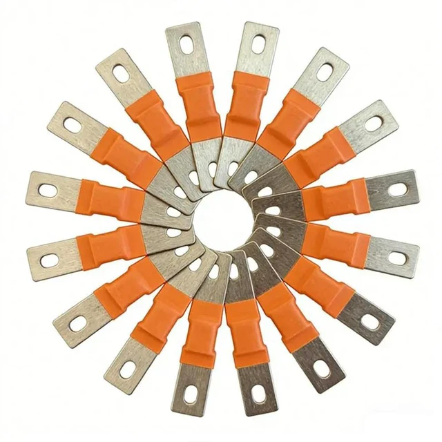 Main image of For 280Ah Lifepo4 15Pcs 74Mm Flexible Busbar Copper Connecter 2Mm Thickness Hole To Hole 12V Lithium Use
