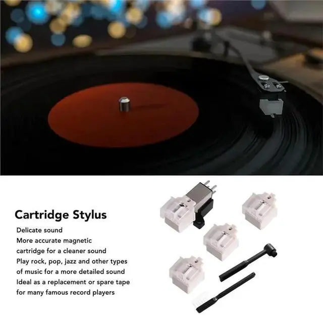 Alt view image 3 of 3 - AT3600L AT3600 Needle Kit Cartridge Mount For DJ Turntables Moving Magnetic Cartridge Stylus Phonograph Cartridges