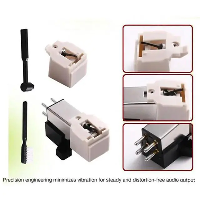 Alt view image 2 of 3 - AT3600L AT3600 Needle Kit Cartridge Mount For DJ Turntables Moving Magnetic Cartridge Stylus Phonograph Cartridges
