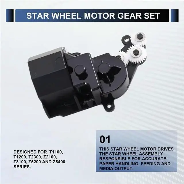 Alt view image 3 of 3 - Q6718-67017 Star Wheel Motor Gear Set Without Motor For T2300/Z2100/Z3100/Z5200/Z5400 Printers Replacement Parts Spare