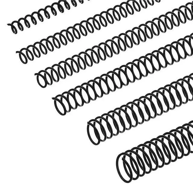 Alt view image 2 of 3 - 240 PCS Spiral Binding Coils Plastic Binder Binding Spirals Rings Multi Size Spiral Binding Wire Combs , 4:1 Pitch