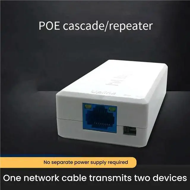 Alt view image 3 of 3 - 10X 2 Port POE Repeater 10/100Mbps 1 To 2 Poe Extender With IEEE802.3Af/At 48V For Poe Switch NVR IP Camera AP Parts