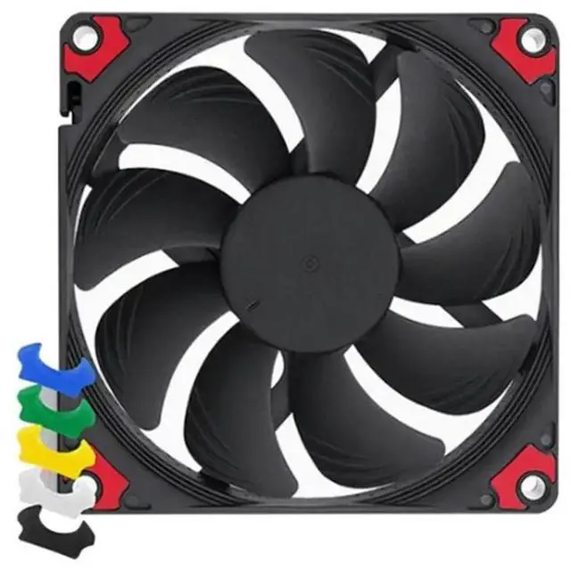 Alt view image 2 of 3 - Ultra-Quiet PWM Computer Case Cooling Fan NF-A9x14 ligent Temperature Control And CPU Fan