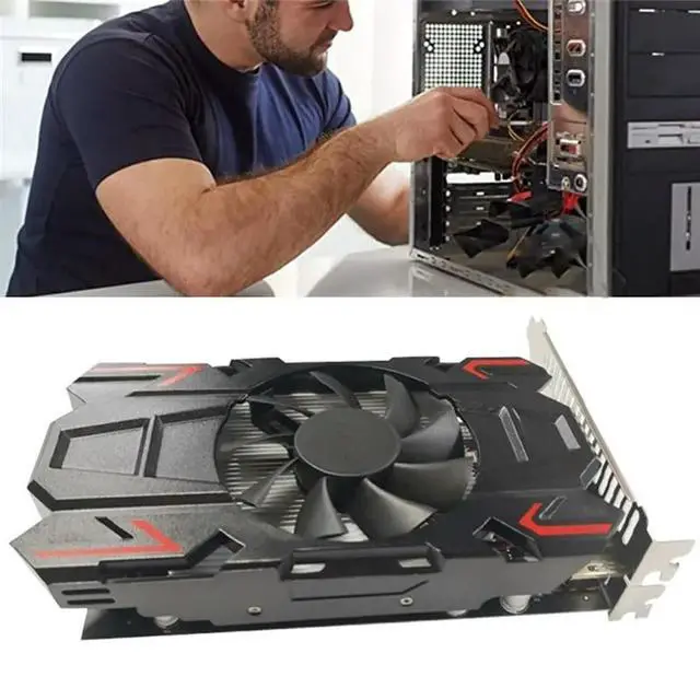 Alt view image 2 of 3 - HD6700 For Graphics Card 1G GDDR5 128Bit 700Mhz/1000Mhz HD+VGA+DVI Interface PCI-E 2.0 X16 Desktop Gaming Video Card