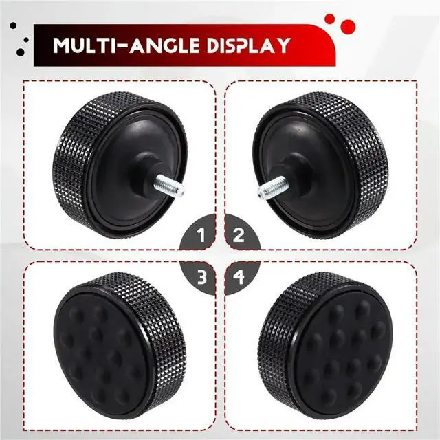 Alt view image 3 of 3 - For Turntable Shock Absorber Pad Damping Foot For Technics 1200 MK2 MK3 M3D Hifi Vinyl LP Audio CD Player Record