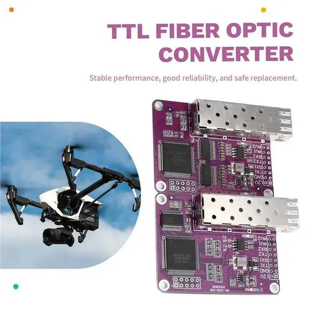 Alt view image 3 of 3 - TX1310+ RX 1550Nm TTL Up To 4 Channel 2 Analog Video+ 2 TTL Data Over Fiber Optic Converter LC Optical Module