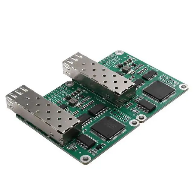 Alt view image 3 of 3 - High-Speed TTL Over Fiber Optic Converter Module 2 Analog Video Ports 2 TTL Data LC Optical Module TX RX Up To 4