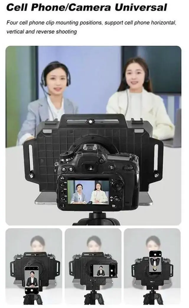 Alt view image 3 of 3 - T16 For Live Streaming Recording Video Bluetooth Teleprompter For phone And Camera