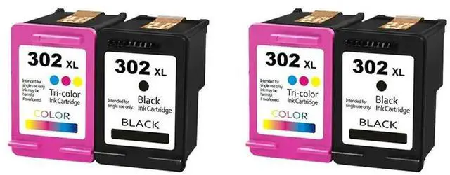 Main image of 2X Convenient Compatible With HP302 XL Ink Box HP1000 1050 1510 2130 2131 4500 450 4504, Black Color