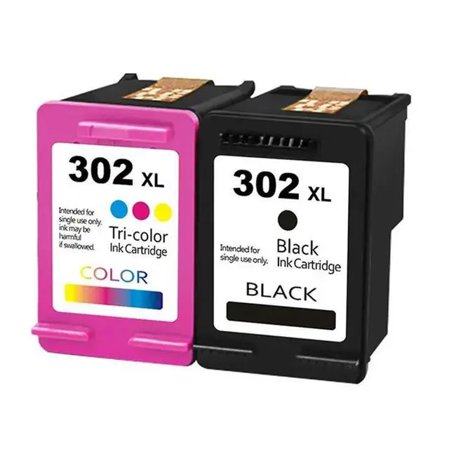 Alt view image 2 of 3 - 2X Convenient Compatible With HP302 XL Ink Box HP1000 1050 1510 2130 2131 4500 450 4504, Black Color