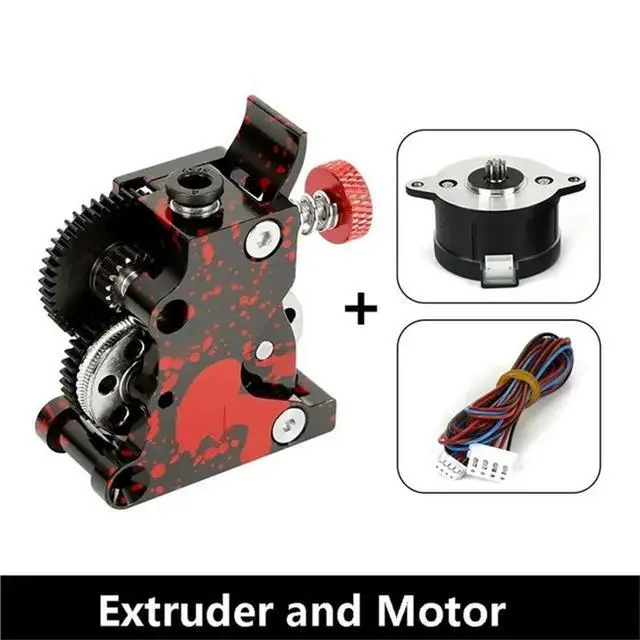 Alt view image 2 of 3 - Dual Gear All l Extruder Drive Gear For HGX LITE 2.0 Helical Tooth Large POM 3D Printer Accessories