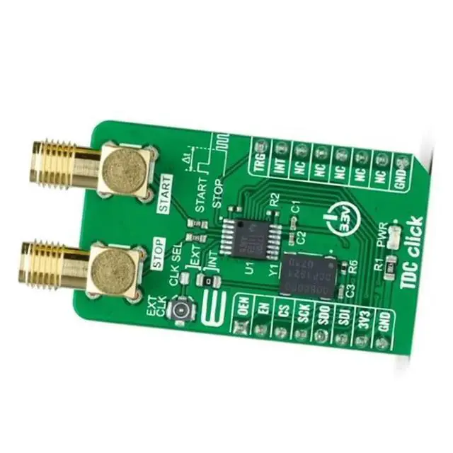 Alt view image 3 of 3 - Digital Converter TDC Click Module-MIKROE-4770 TDC7200PWR Mikroe TDC Click Module-