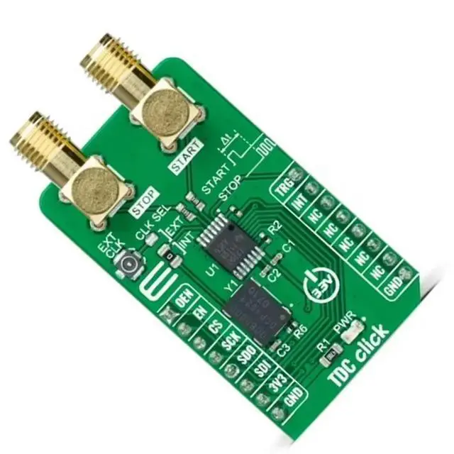 Alt view image 2 of 3 - Digital Converter TDC Click Module-MIKROE-4770 TDC7200PWR Mikroe TDC Click Module-