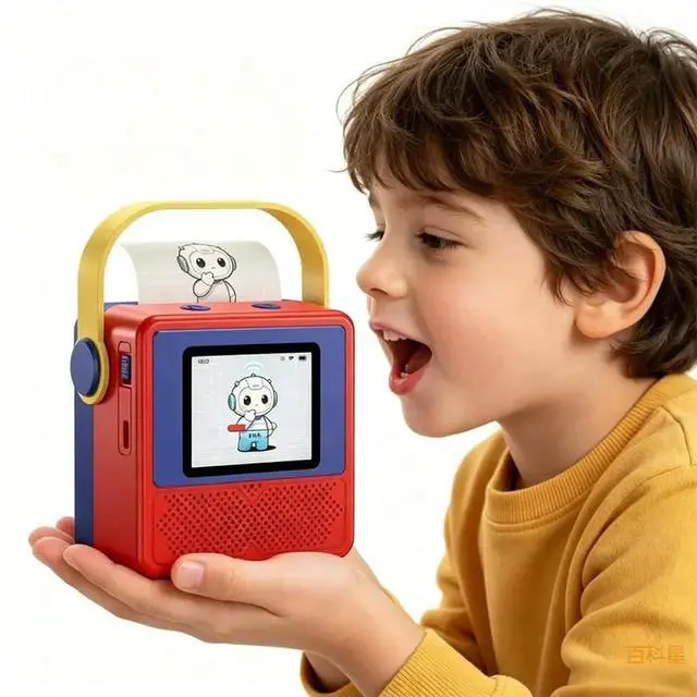 Alt view image 3 of 3 - Thermal Inkless AI Printer For Kids 2.4" Eye Protection Screen Instant Drawing Functionality