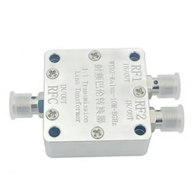 Alt view image 3 of 3 - RF Balun Transformer 1:1 Ratio 10Mhz-8Ghz Transmission Line Type Featuring SMA Female Connector Ports