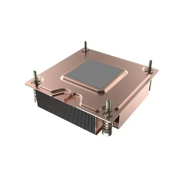 Alt view image 3 of 3 - 1U Passive Fanless CPU Cooler 78X78mm, 200W For LGA1700 Socket, For TDP Heat Sink For Server PC