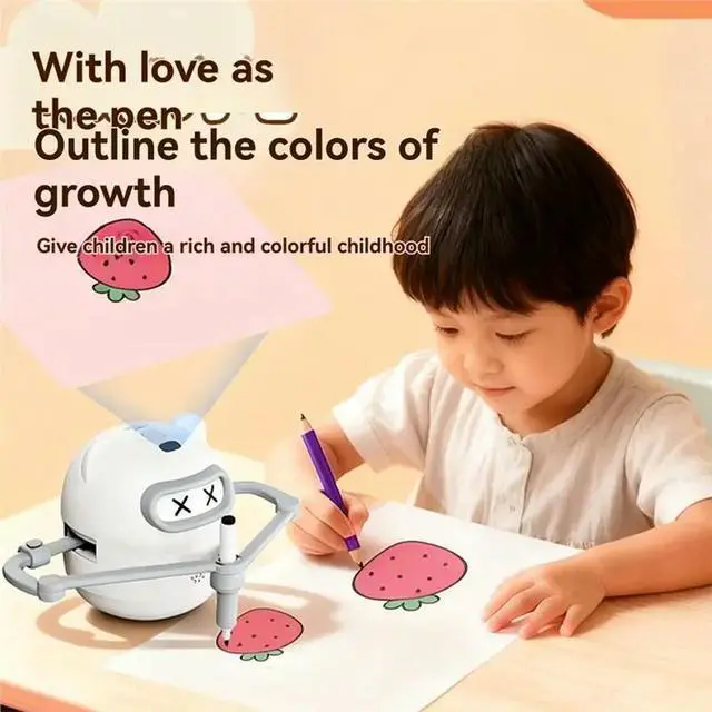 Alt view image 2 of 3 - Drawing Robot Early Education With Cards And Pens With Camera Accurate Identification