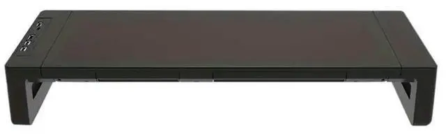 Main image of Tablet Phone Holder Desk Shelf Riser With Drawer Height Adjustable Computer Stand
