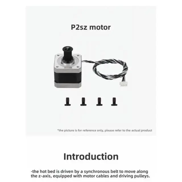 Alt view image 2 of 3 - For P2S 3D Printer Accessories- Z-Motor Synchronous Belt Drives The Heated Bed Along The Z-Axis