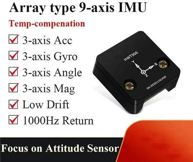 Alt view image 2 of 3 - Inclinometer Module Grade Accelerometer+Digital Compass+Gyro With Temperaturer Compensation Module