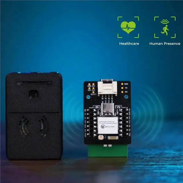 Alt view image 2 of 3 - XIAO ESP32C6 60Ghz Mmwave Sensor, Breathing Heartbeat Detection Sensor- MR60BHA2, Works Esphome, Home Assistant