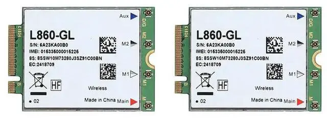 Main image of 2X L860-GL WWAN Card For Fibocom 4G Module Universal Version M.2 Card Not For