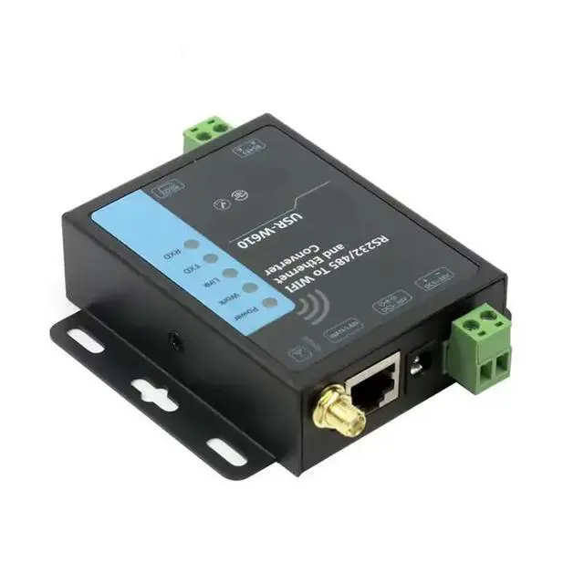 Alt view image 2 of 3 - EU PLUG USR-W610 RS485/RS232 Support Port Modbus TCP/RTU Industrial Serial To Ethernet Converter