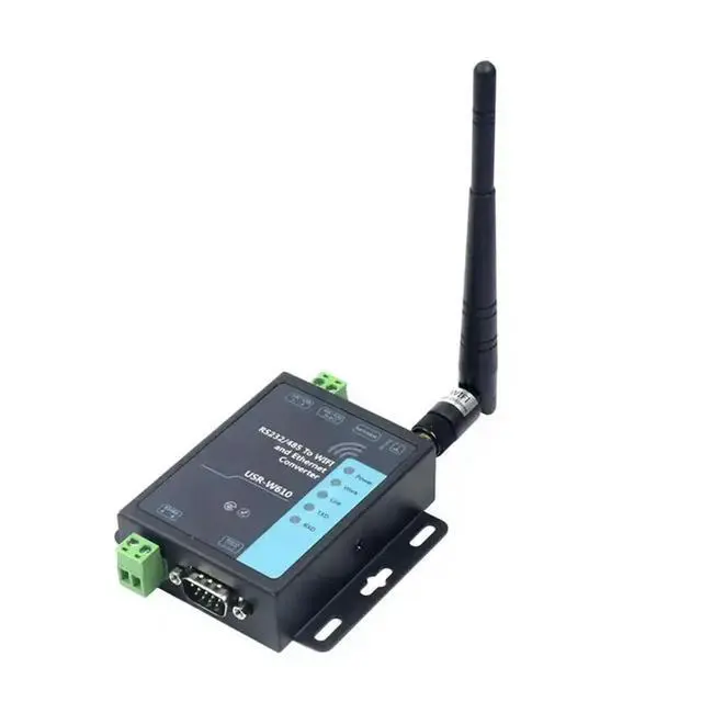 Alt view image 3 of 3 - EU PLUG USR-W610 RS485/RS232 Support Port Modbus TCP/RTU Industrial Serial To Ethernet Converter