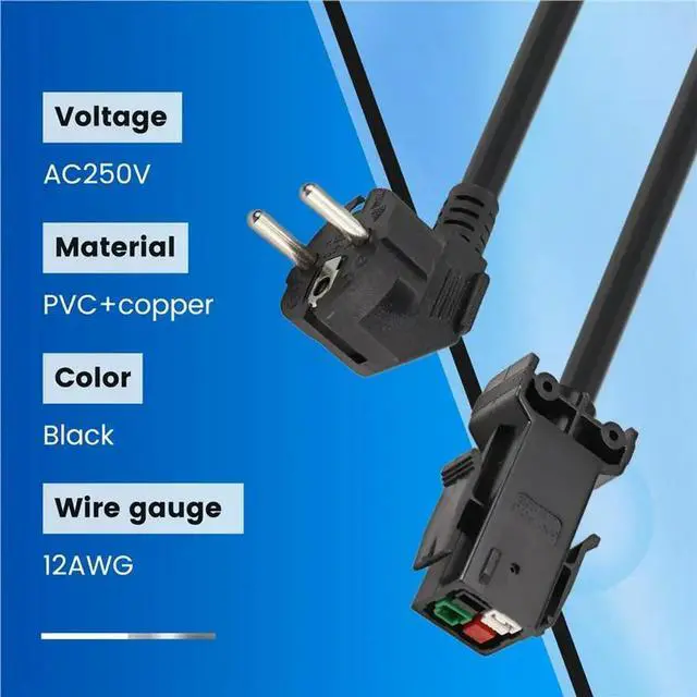 Alt view image 3 of 3 - 5X P13 Anderson Plug Power Cord Suitable For S21, S21XP, S21pro, S19j XP, KS5, Ks5pro Miner Power Cable EU Plug