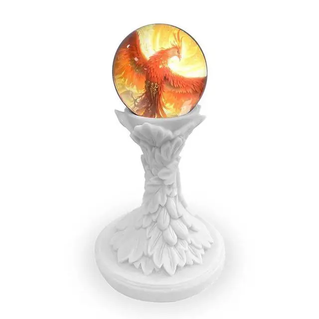 Alt view image 2 of 3 - For Family Friends And Graduation Gifts Compatible 3D Crystal Ball 7Cm Display Sphere Featuring DIY Video Playback