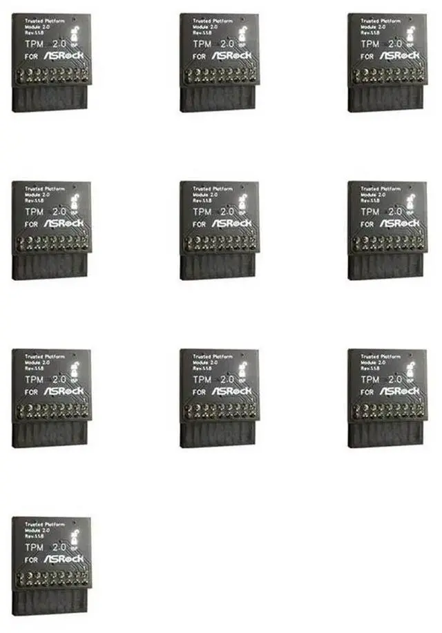 Main image of 10X Tpm 2.0 Encryption Security Module Board Remote Control TPM2.0 LPC 18Pin Motherboards Card For For 11