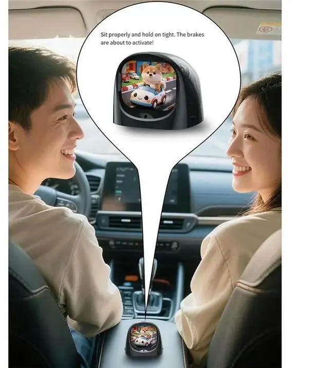Main image of Dash Board AI Car Robot Electronic Pet Dashboard Emotional Expression Dash Car Decorations Wi-Fi Multilingual Dialogue