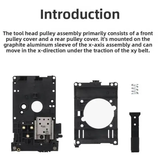 Alt view image 3 of 3 - Toolhead Carriage For X2D Tool Head Pulley Assembly For Tuozhu X2D Printer Accessories