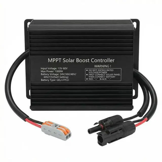 Alt view image 2 of 3 - Charge Regulator 1000W PV Controller Photovoltaic Power Generation Controller Unit