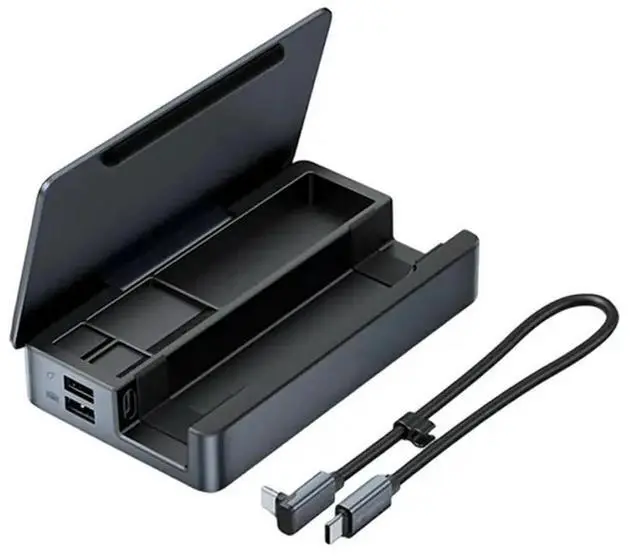 Main image of Game Docking Station USB C -Compatible 4K@ 60Hz Adapter HUB RJ45 Port USB 3.2 10Gbps For Switch Rogue Rog Ally X Legion G