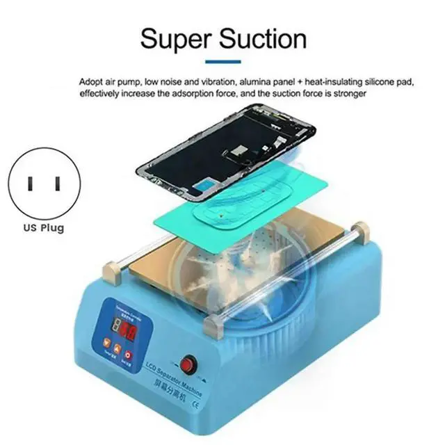 Alt view image 3 of 3 - S-918L Screen Separator Support LCD Screen Separation Under 8 Inches For Phone Touch Screen Separation Repair US Plug