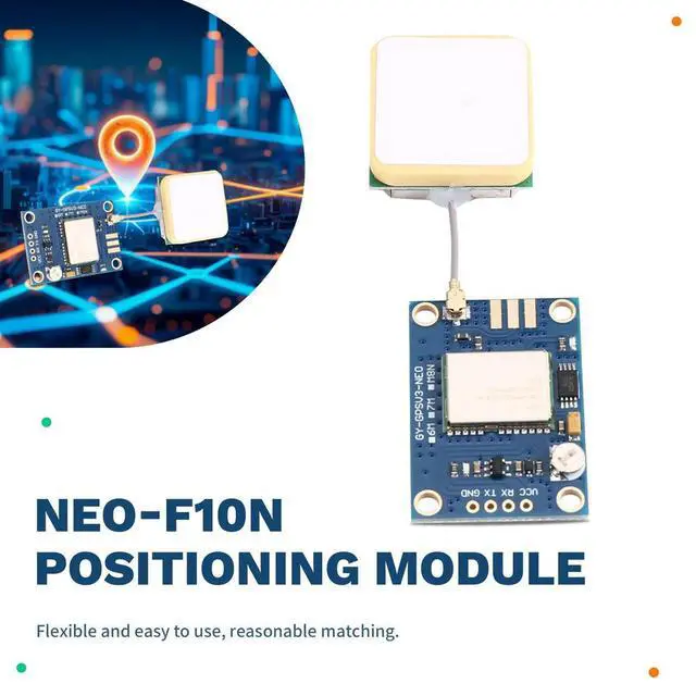 Alt view image 2 of 3 - GPS Glonass Beidou GY-GPSV3 NEO-F10N High-Precision Positioning Module Integrated Circuits