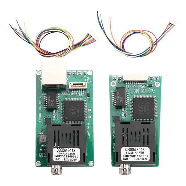 Alt view image 3 of 3 - RJ45 Port TTL Optical Module 80KM DC 5.5-26V TX RX Optical Terminal Equipment TTL To Fiber Optic Module
