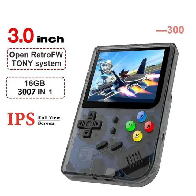 Alt view image 2 of 3 - RG300 Retro Game Controller IPS Screen 64G 5000 Video Games Tony System Handheld Console Player