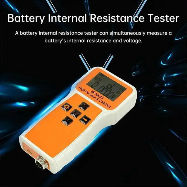 Alt view image 2 of 3 - Tester -For-For Voltage& Internal Resistance-4-Wire System, For Lithium, Iron Phosphate Batteries