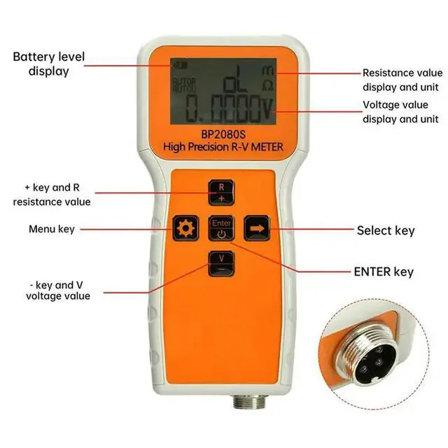 Alt view image 3 of 3 - Tester -For-For Voltage& Internal Resistance-4-Wire System, For Lithium, Iron Phosphate Batteries
