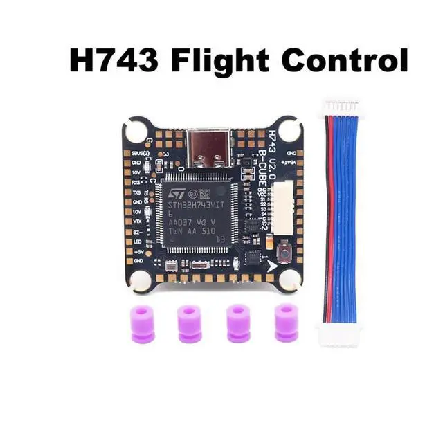 Alt view image 2 of 3 - H743 45A 4-INI ESC VTX1600 3-6S For RC FPV RDrone Flight Control Dual BEC 30.5Mm X 30.5Mm FPV Stack